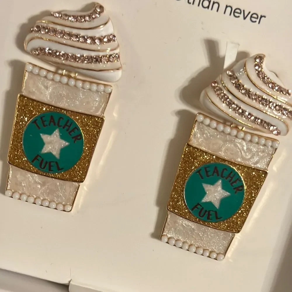 BaubleBar Teacher Fuel Earrings - Picture 3 of 4